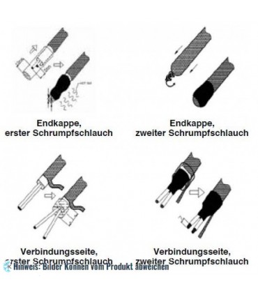Installationskit (4 Schrumpfschlauchstücke) für VWC-511/512/513
