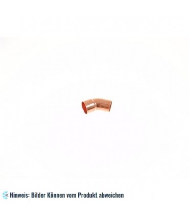 Kupferbogen 45° a/i 10 mm, 5040