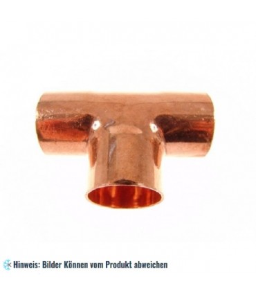 Kupfer T-Stück reduziert i/i/i 8/6/8 mm