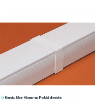 Optimal-Duct Verbindungsstück OD-110 RAL9003 10 Stk. in der Verpackung