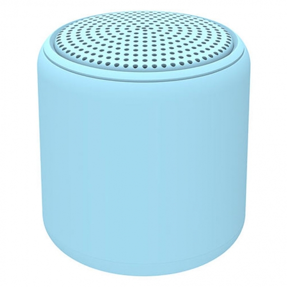 Macaron Mini Bluetooth Lautsprecher DC5V 60Hz 15KHz mit Hängendem Seil für Party Farbe Blau