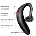 S109 5.0 Bluetooth Wireless-Kopfhoerer Freisprecheinrichtung Business Headset Rauschunterdrueckung Mini-HiFi-Stereo-Bass-Kopfhoe