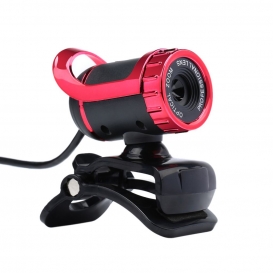 More about Desktop-Webcam USB 2.0-Webkamera Laptop-Kamera Eingebautes schallabsorbierendes Mikrofon Videoanruf Webcam fuer PC Laptop Rot