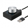 USB-Lautstaerkeregler Computerlautsprecher Audio-Lautstaerkeregler mit One Key Mute-Funktion