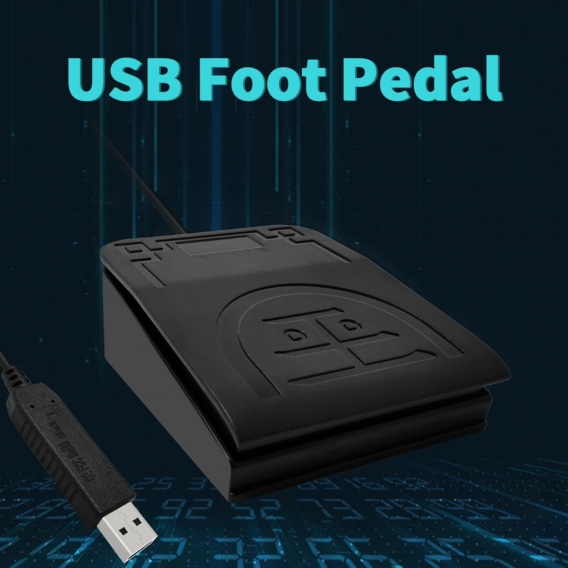 Multifunktionales kundenspezifisches Fusspedal USB-Fussschalter MIDI Cotroller Action Pedal fuer die Bildaufnahme Musikspielsteu