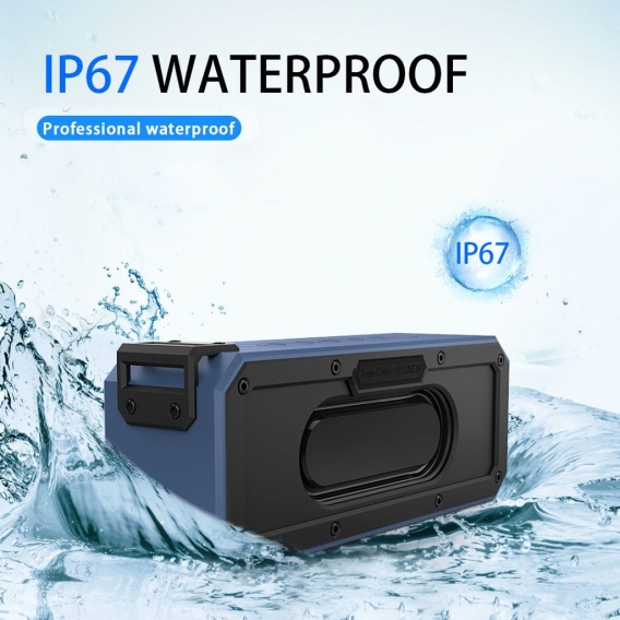 IP67 Wasserdichter Lautsprecher TWS Bluetooth4.2 40W HiFi-Lautsprecher Unterstš¹tzung TF-Karte Musikwiedergabe Typ C Schnellladu
