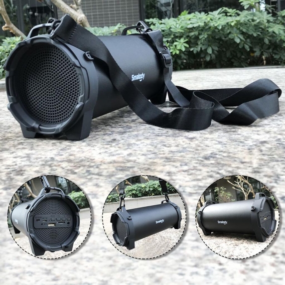 Smalody SL-10 Drahtloser Bluetooth Lautsprecher Outdoor Soundbox 10W Stereo Bass Subwoofer Unterstš¹tzung FM Radio TF U Antrieb 