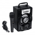 Tragbarer Mini bluetooth 5.1 Lautsprecher Soundstation Musikbox FM Radio MP3 USB