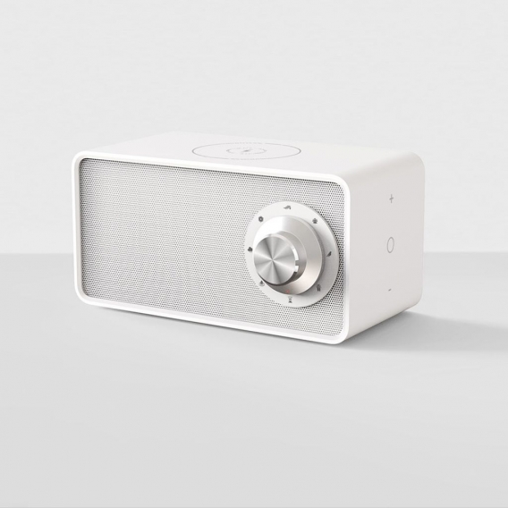Xiaomi Youpin Qualitell White Noise Lautsprecher mit natuerlichem Klang und kabellosem Ladegeraet BT V5.0 Soundbox 5 W / 10 W ka