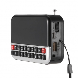 More about Longruner FM Radio Digital Stereo-Lautsprecher 12cm LED-Anzeige Wecker & Clock USB Disk TF-Karten-AUX 1500mAh Batterie