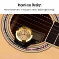 Universeller Gitarrenbefeuchter Tragbares Hygrometer ABS + Metallmaterial fš¹r Volksgitarre Klassische Gitarre Alle Akustikgitar