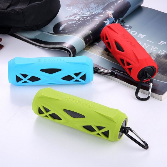 Mini wasserdichter Bluetooth-Lautsprecher für Sport und Outdoor C17 Blau