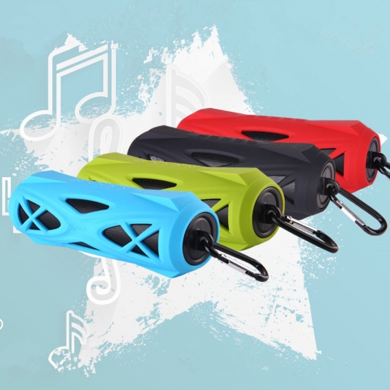 Mini wasserdichter Bluetooth-Lautsprecher für Sport und Outdoor C17 Blau