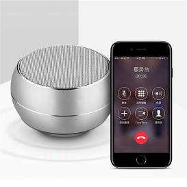 More about Bluetooth-Mini-Lautsprecher aus gebürstetem Metall mit reflektierendem LED-Licht BT632 Pink