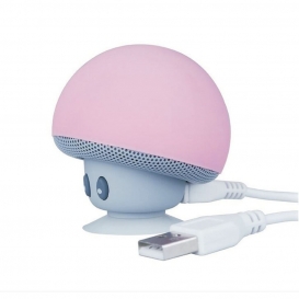 More about Mini-Bluetooth-Lautsprecher und LED-Lampe im Pilzdesign BT648 Pink