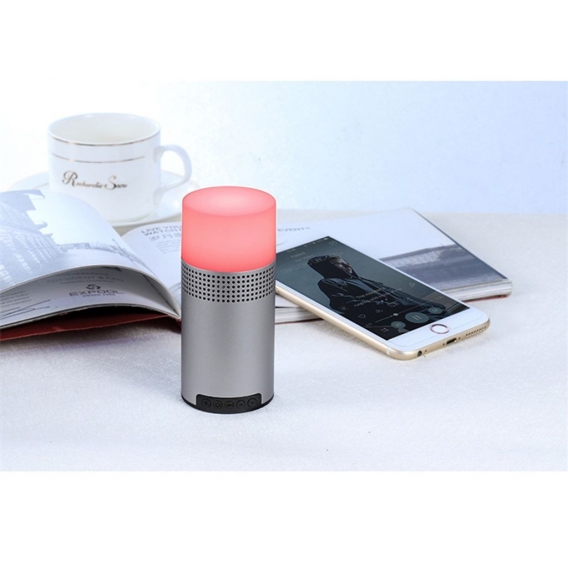 Mini Bluetooth Lautsprecher und LED Lampe BL649 Golden
