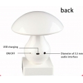 Mini Bluetooth Lautsprecher LED Radio Lampe Weiß