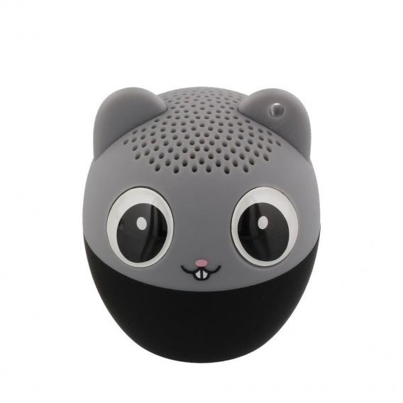 Grindstore Mini-Bluetooth-Lautsprecher in Maus-Form GR830 (Einheitsgröße) (Grau)