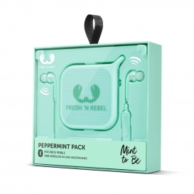 More about FRESH 'N REBEL Gift Pack Vibe Wireless & Pebble Peppermint