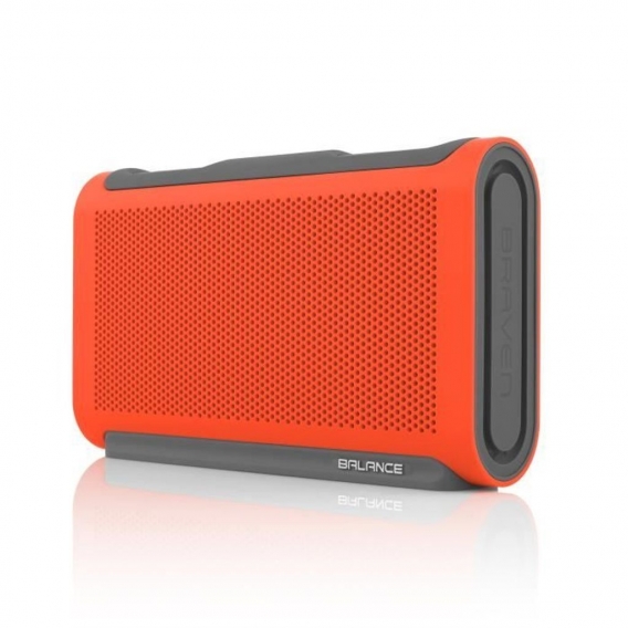 BRAVEN BALOGG Bluetooth Lautsprecher - Wasserdicht IPX7 - Orange und Schwarz