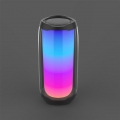 Kabelloser Bluetooth-Lautsprecher Vollbild 3D Buntes LED-Licht HiFi-Lautsprecher TF/FM