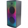 INOVALLEY MS05XXL - 800W Bluetooth Karaoke-Lichtlautsprecher - 7 LED-Lichtmodi - UKW-Radio, USB, Mikrofoneingang - LED-Bildschir