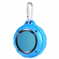 Wasserdicht Bluetooth Lautsprecher, Kabellos Mini Dusche Lautsprecher mit HD Stereo, Saugnapf, Karabiner, Speaker für Outdoor, W