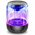 Bluetooth Lautsprecher,tragbar verstellbar 7 Farben 360 ° Stereo-Sound Kristallglas Musik Speaker mit 8 Stunden Spielzeit, funkt