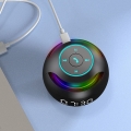 Modell Balluhr drahtlose Bluetooth-Lautsprecher tragbare Sprachsammelkarte kleine Stahlkanone Bluetooth-Lautsprecher Black Stand