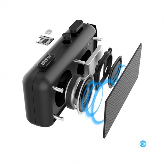 Tragbarer Bluetooth-Lautsprecher Drahtlose Soundbar HIFI-Subwoofer im Freien Unterstuetzung TF-Karte FM-Radio