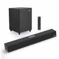 ele ELEOPTION 100W TV SoundBar 2.1 Bluetooth-Lautsprecher 5.0 Heimkinosystem 3D-Surround-Soundbar-Fernbedienung mit Subwoofer Fü
