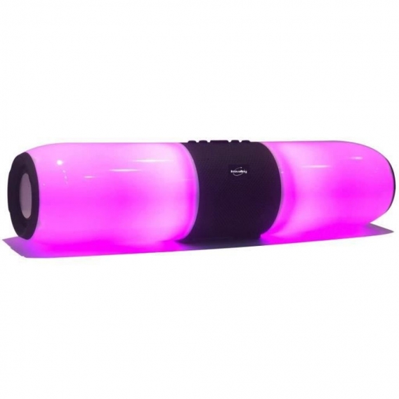 INOVALLEY BS30 - Beleuchtete Soundbar Bluetooth 5.0 - 60W - Reichweite 10m - UKW-Radio, USB-Anschluss, Micro-SD