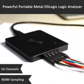 More about Leistungsstarker tragbarer DSLogic Logic Analyzer aus Metall 16 Kanaele 100 MHz USB-basierter Debugging Logic Analyzer