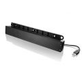 Lenovo USB Soundbar - 2.0 Kanäle - 2,5 W - 70 dB - Verkabelt - 66 mm - 41 mm