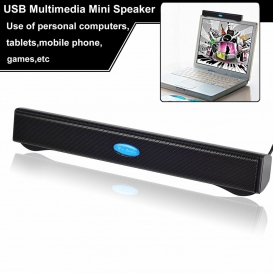 More about USB Multimedia Mini Lautsprecher Soundbar geeignet für Computer Desktop Computer Notebook Tablet schwarz