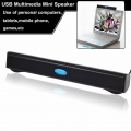 USB Multimedia Mini Lautsprecher Soundbar geeignet für Computer Desktop Computer Notebook Tablet schwarz