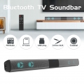 BS-28E TV Soundbar mit 4 Lautsprechern 22 Zoll Mini 3D Stereo Surround Soundbar Lautsprecher mit Fernbedienung für PC Computer T