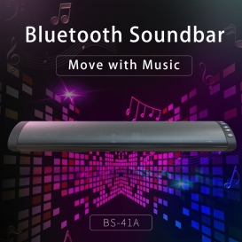 More about BS-41A Bluetooth-TV-Soundbar-Lautsprecher an der Wand Heimkinosystem Soundbar Schwarz 552g