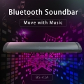 BS-41A Bluetooth-TV-Soundbar-Lautsprecher an der Wand Heimkinosystem Soundbar Schwarz 552g