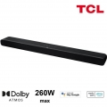 TCL TS8211 – Dolby Atmos 2.1 Soundbar mit integrierten Subwoofern – 260 W – HDMI – Chromecast integriert – Alexa-kompatibel