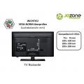 TV Wandhalterung für Fernseher & Monitor A02 17-42 Zoll VESA 75x75 - 200x200 mm Halterung Halter Schwenkbar Neigbar Ausziehbar