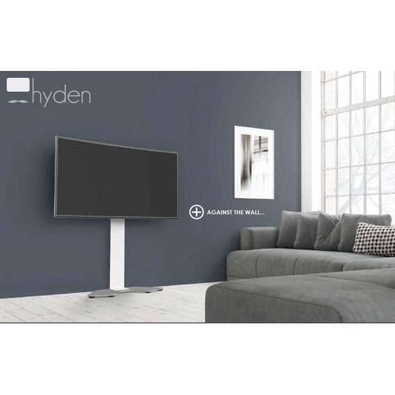 exelium hyden TV Standfuß 81-165cm (32-65"), VESA bis 400x400. Gesamthöhe 1065mm, Kabelmanagement, extraflach