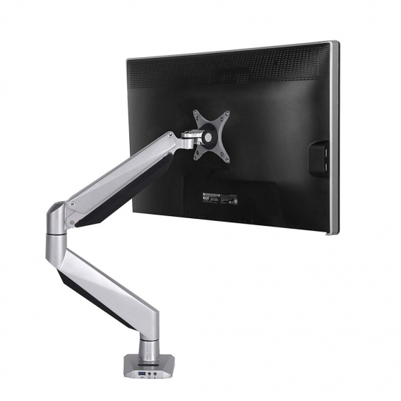 Fleximounts D7L Gasfeder Monitorhalter Tischhalterung Standfuß für 10"-34" LCD LED TV Bildschirme Flachbildschirm, Belastbarkeit