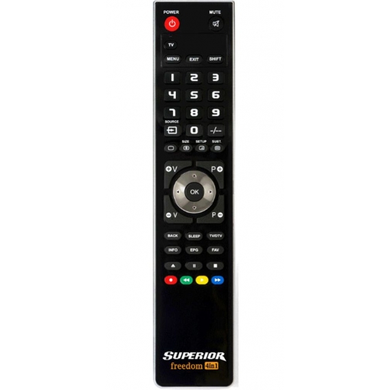 1 Universalfernbedienung für TV SAT TNT BLURAY DVD HDD HI-FI