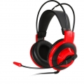 MSI DS501, Kopfhörer, Kopfband, Gaming, Schwarz, Rot, Binaural, SCR-Steuereinheit