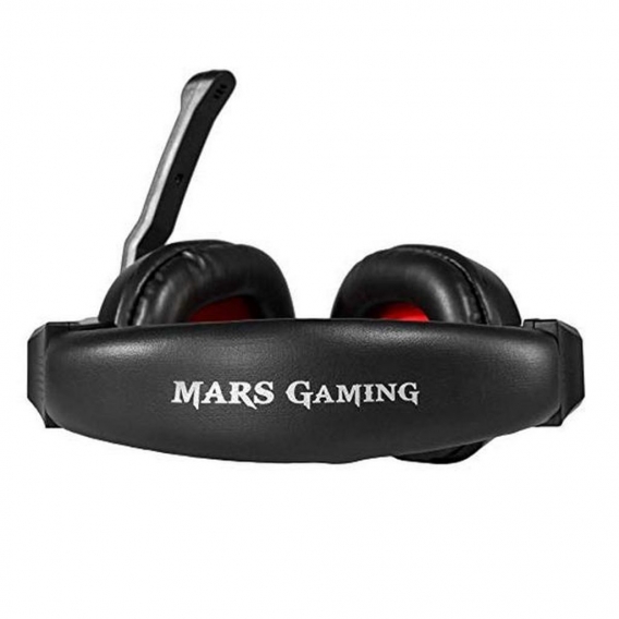 Mars Gaming MRH0, Kopfhörer, Kopfband, Gaming, Schwarz, Rot, Binaural, Verkabelt