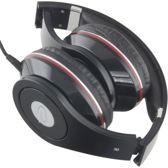 Esperanza Kopfhörer Stereo Headphones Rennell 3,5mm Klinkestecker schwarz, rot EH141K