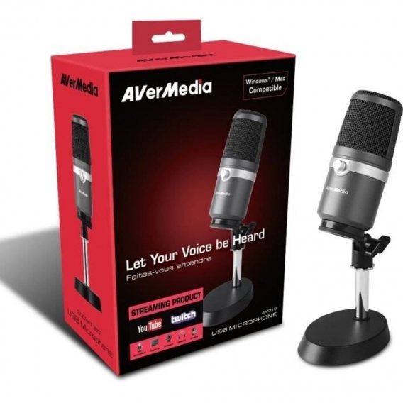 AVerMedia AM310 - PC-Mikrofon - -60 dB - 20 - 20000 Hz - 16 Bit - 48 kHz - Unidirektional AVerMedia