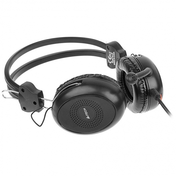 A4Tech HS-30, Stereophonisch, Kopfband, Schwarz, verkabelt, 2m, ohrumschließend