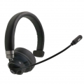 Bluetooth-Headset mit Mikrofon,  kabelloses Headset mit Geräuschunterdrückung, bequemes Extra Kissen, Starkes BT-Signal, Stummsc